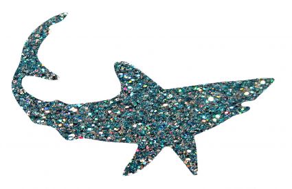 Glitter Shark Free Tattoo
